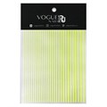 Силиконовые наклейки Vogue Nails, желтые vg/sn09 - фото 481676