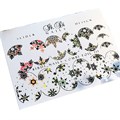 Слайдер фольгир. COMBI FOIL 111 зол. гологр+черн, IBDI Nails id/C111зг+ч - фото 483942