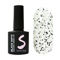 Топ для ногтей Sakura Black dots size M, 8 мл sbdm. - фото 489215