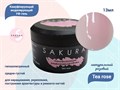 УФ-гель для ногтей Sakura камуфлирующий моделирующий Tea rose, 13 мл G001 - фото 490341