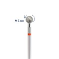 Фреза алмазная КМИЗ, мелкая (красная) насечка, Ø0,5 см, шар (сфера) Б001.50/117941(199) - фото 492236