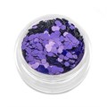 Шестигранники TNL - Кошачий глаз - фиолетовые №3 10427 - фото 493699
