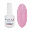 Construction gel American Creator Light Pink - база для укрепления, 15 мл AC/BCLP15 - фото 494359