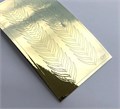 Metallic stikers MIX 137 GOLD, IBDI Nails id/Mt137g - фото 494598