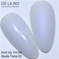 Базовое покрытие BASE Delaro Rubber Camouflage Nude tone 02, 12 мл Del/CNT02 - фото 499661