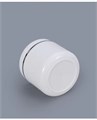 Банка IRISK пластиковая, белая с серебряной полоской, 30 мл Ф10-161 - фото 499797