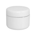 Банка IRISK, пластиковая, белая с серебряной полоской, 50 мл Ф10-162