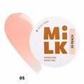 Бескислотный холодный гель для ногтей MILK моделирующий и укрепляющий 05 Peach, 15 г MAFCG05-15 - фото 500129