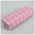 Валик настольный Irisk розовый в клетку А105-10-01 - фото 501018