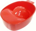 Ванночка для маникюра пластиковая (03 Красная) IRISK А301-02-03 - фото 501091