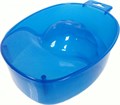 Ванночка для маникюра пластиковая (14 Прозрачно-синяя) IRISK А301-02-14