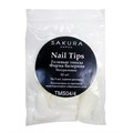 Гелевые типсы Sakura форма балерина, цвет натуральный, 50 шт. TMS04/4. - фото 502078