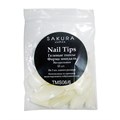 Гелевые типсы Sakura форма миндаль, цвет натуральный, 50 шт. TMS06/6 - фото 502152