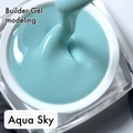 Гель для ногтей Delaro моделирующий однофазный Aqua Sky, 15 г Del/MgAS15