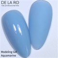 Гель для ногтей Delaro моделирующий однофазный Aquamarine, 15 г Del/MgAQ15