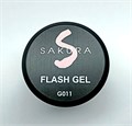 Гель для ногтей Sakura светоотражающий Flash G011, 13 мл G011 - фото 504176