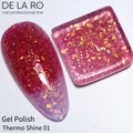 Гель-лак Delaro Thermo shine 01, 10 мл Del/Thermo01