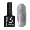 Гель-лак Sakura S189 с эффектом кошачий глаз, 9 мл S189