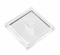 Держатель для типс квадратный TNL, цвет прозрачный DTP-01 - фото 524269