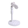Держатель лампы для маникюра на штативе с подставкой под телефон, белый D1245 - фото 524276