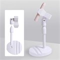 Держатель лампы для маникюра на штативе с подставкой под телефон, белый D1245 - фото 524280