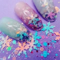 Дизайн для ногтей Zoo Nail Конфетти "Снежок" 1562, 1 г zn/1562