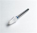 Керамическая фреза Robin Nails 3/32 C ST(C) средняя (синяя) насечка, Ø0,6 см, конус закругленный  gr/TC133ST - фото 529487