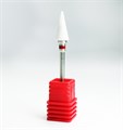 Керамическая фреза Robin Nails 3/32 F ST(C) мягкая (красная) насечка, Ø0,5 см, конус  gr/TC191ST - фото 529498