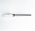 Керамическая фреза Robin Nails 3/32 F ST(C) мягкая (красная) насечка, Ø0,5 см, конус  gr/TC191ST - фото 529499