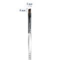 Кисть для геля Tartiso Nail Brush №6 косая-прозрачная ручка TKGP-03 - фото 530296