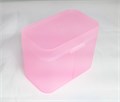 Контейнер для хранения, две секции, пластиковый, розовый kt/K98P - фото 531722