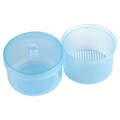 Контейнер круглый для дезинфекции фрез IRISK прозрачно-голубой П114-00-04 - фото 531743