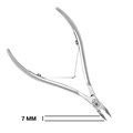 Кусачки для кутикулы Hanzo Steel, лезвие 7 мм, длина инструмента 107 мм M 09/7 - фото 532599
