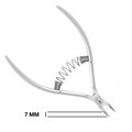 Кусачки для кутикулы Hanzo Steel,на пружине, лезвие 7 мм, длина инструмента 110 мм MS 08/7 - фото 532620