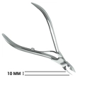 Кусачки для кутикулы Metaleks профессиональные RCN-142, одна пружина, 10 мм RCN-142
