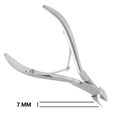 Кусачки для кутикулы Metaleks профессиональные, двойная пружина, 7 мм RCN-129/7 - фото 532710