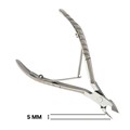 Кусачки для кутикулы Metaleks профессиональные, двойная пружина,ажурные, 5 мм RCN-125/5 - фото 532717