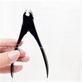 Кусачки для ногтей сверхпрочные, черные, 14 мм YJ/nippb - фото 532971