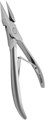 Кусачки для педикюра Nippon Nippers, двойная пружина, матовые, лезвие 17 мм NNNP-06 - фото 533001