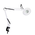 Лампа-лупа Clip Lamp 16W на струбцине белая ClipLamp-W - фото 534697