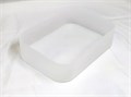 Лоток пластиковый матовый 17,5х13х4,5 см kt/K96W - фото 535003
