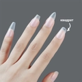 Матовые гелевые типсы Soft Gel Tips №6 квадрат, 420 шт (15 размеров) SGT15-06