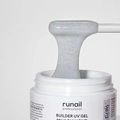 Моделирующий УФ-гель ruNail светоотражающий BUILDER UV GEL MILK DIAMOND, 15г №9873 9873