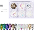 Набор дизайна для ногтей Broken glass flakes color A, 6 шт. glassA