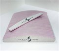 Набор пилок для искусственных ногтей Sakura, серая, полукруглая, 180/180, 50 шт spl004/50 - фото 537693