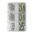 Набор страз в кейсе Mixed Sizes AB №2, 6 ячеек LZ02 - фото 537770