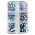 Набор страз в кейсе Mixed Sizes Mix Opal №4, 6 ячеек LZ04