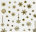 Наклейки Joyful Снежинки №908 Gold Holography JO-908GH - фото 538281