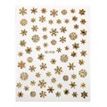 Наклейки Joyful Снежинки №910 Gold Holography JO-910GH - фото 538293