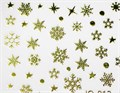 Наклейки Joyful Снежинки №912 Gold JO-912G - фото 538304